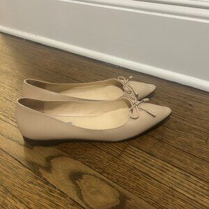 Prada Saffiano Leather Ballet Flats